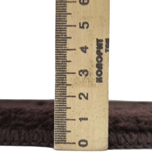 Набір килимків для ванної 2шт 60*100см+50*60см U-виріз Геометрія Standard шоколадний поліпропілен Дариана Житомир