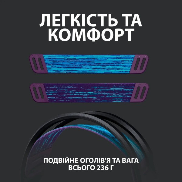Гарнітура Logitech G535 Black (981-000972) Чорний Харків - фото 14