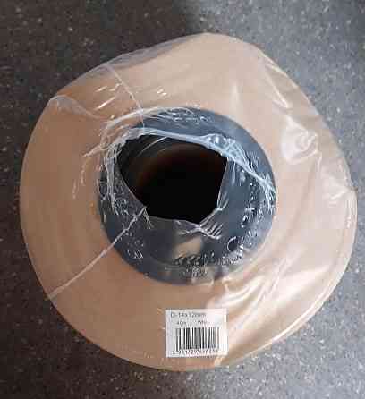 Самоклеючий гумовий ущільнювач для вікон та дверей профіль D 14х12 (40м) Білий Павлоград