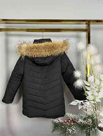 Детская куртка на мальчика еврозима черная 110,116,122 Николаев