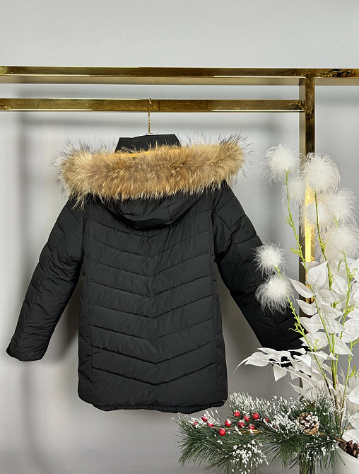 Детская куртка на мальчика еврозима черная 110,116,122 Николаев - изображение 2