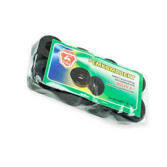 Втулка ГАЗ 24, 3110, 3302, УАЗ 452, 469, 3151 Хантер, 3160 Партіот нижня (к-кт 8 шт) в упаковці амортизатора Мукачево