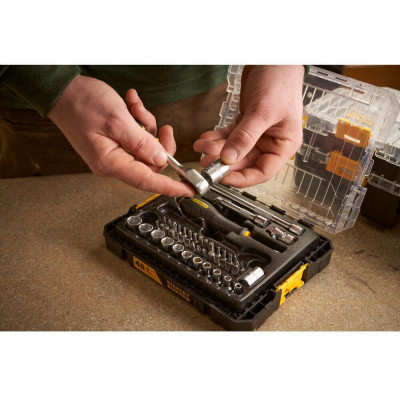 Набор головок Stanley FatMax Maxi Drive торцевых 1/4", шестигранных, 48 шт., кейс (FMMT98101-0) Винница - изображение 5