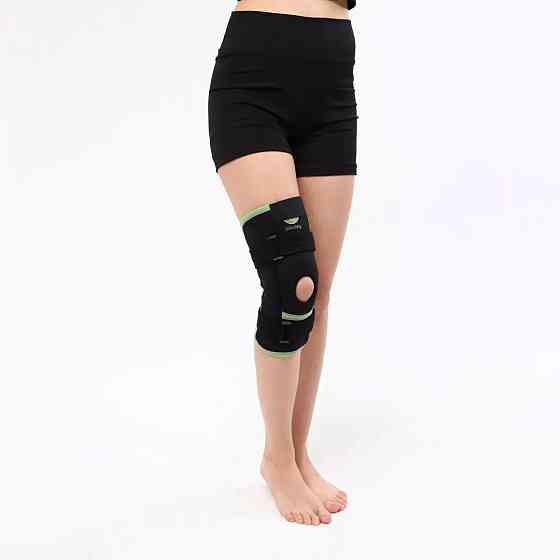 Бандаж на колінний суглоб неопреновий, фіксуючий наколінник, бандаж на коліно Розмір XL Кам'янець-Подільський