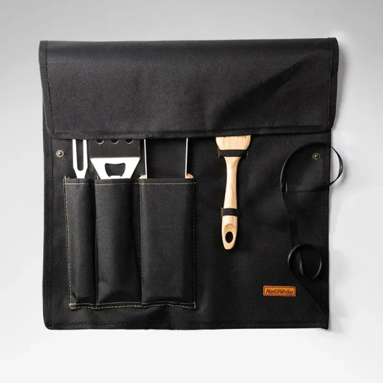 Набір інструментів Naturehike NH20SK007 для барбекю (4 предмети в чохлі) Київ