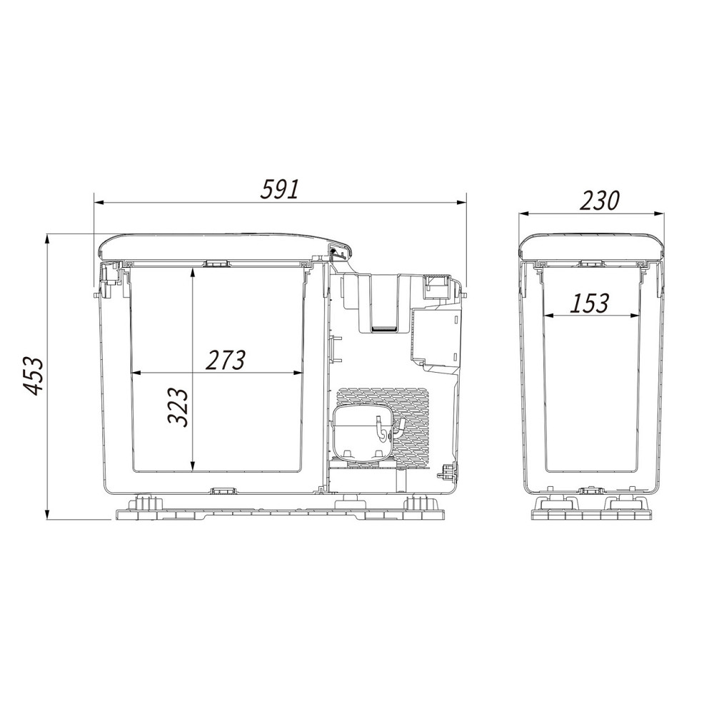 Компрессорный автохолодильник (подлокотник) Alpicool CF15 (13 литров). До -20 ℃. (12, 24 Вольт) Киев - изображение 8