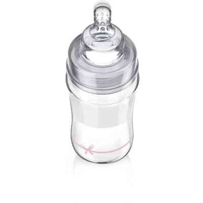 Пляшечка для годування Lovi Diamond Glass Baby Shower скляна 250 мл Рожева (74/204girl) Вінниця