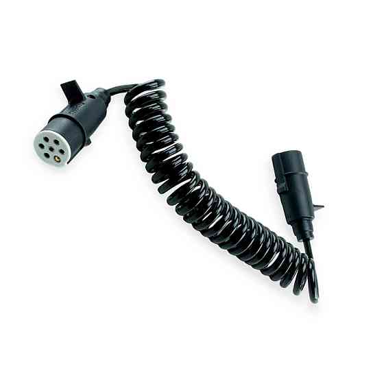 Кабель спиральный для приц. 7 полюс n (гильзапластмасовый) 3,5м электро. Мукачево