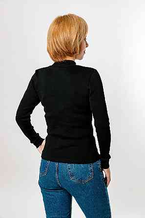 Водолазка жіноча, чорна, топ Крохатушка одяг Київ