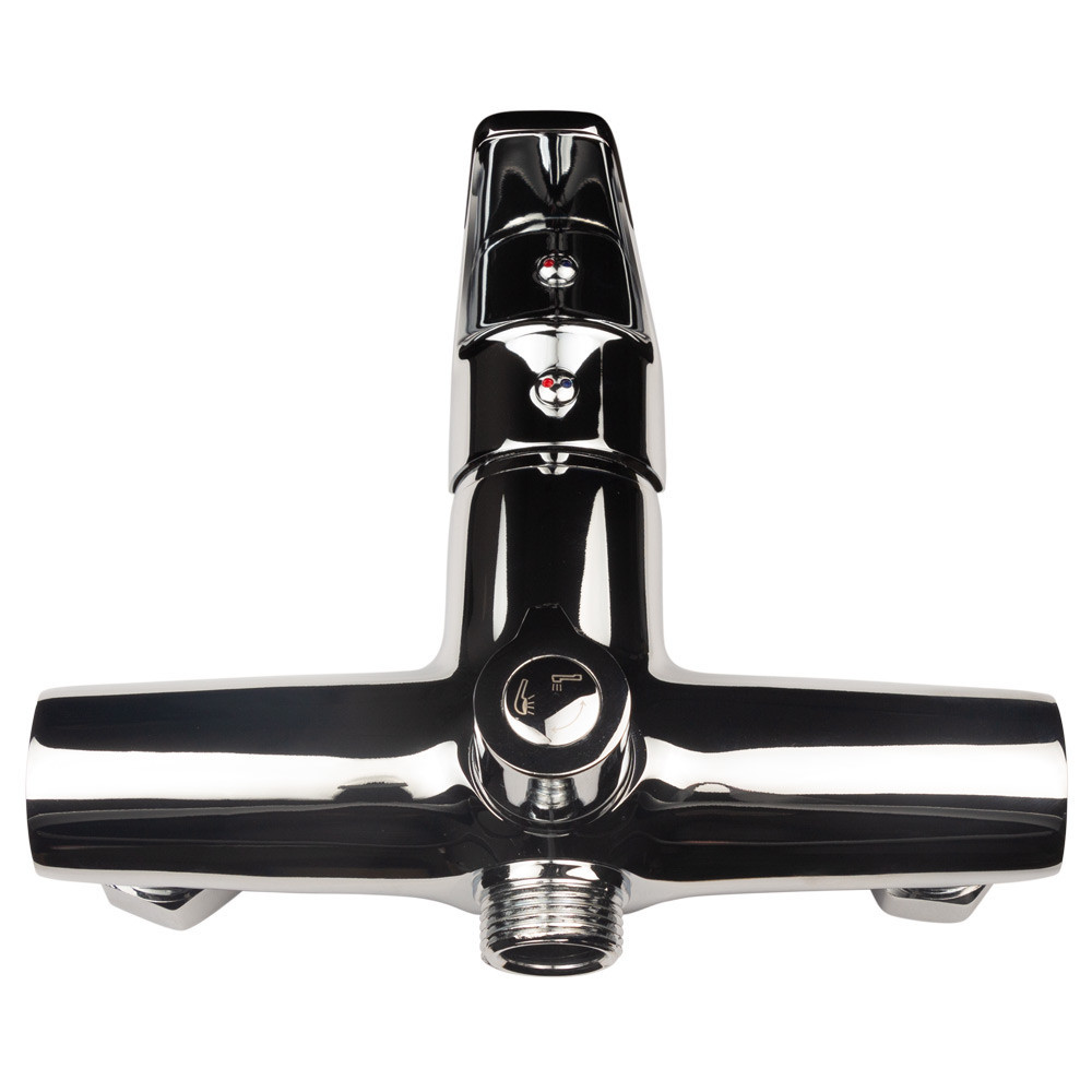 Смеситель s30 Ø35 для ванны излив прямой 350мм дивертор встроенный картриджный AQUATICA (9730220) Киев - изображение 5