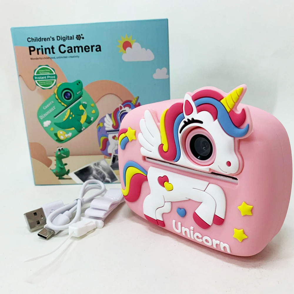Дитячий фотик з вбудованим принтером для фото, Творчий міні-принтер для дітей Фотокамера творчості KC-46 Львів - фото 8