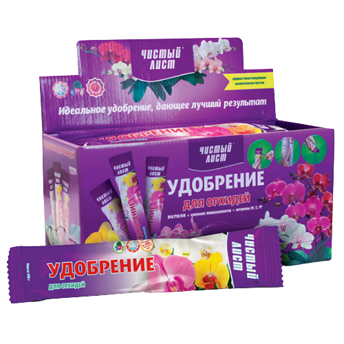 Добриво для орхідей мінеральне 100гр (кристал) Квітофор Чистий лист Житомир - фото 1