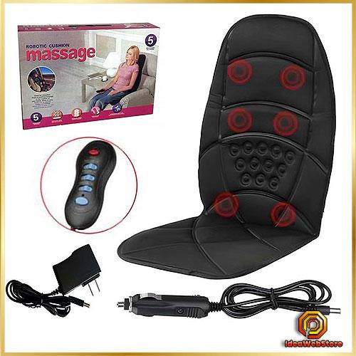 Масажна накидка на крісло з підігрівом і пультом управління для дому, крісла та автомобіля CUSHION Київ - фото 1