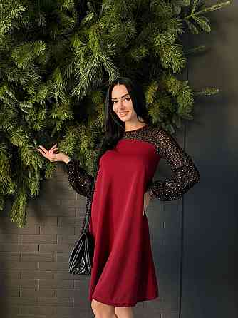 Вечірня сукня з прозорими рукавами Sofira 50-52, Марсала Київ
