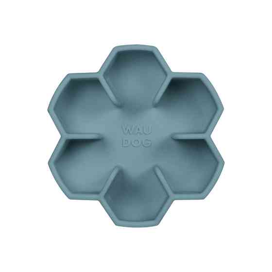Миска для повільного харчування WAUDOG Silicone, 450 мл, сірий Київ