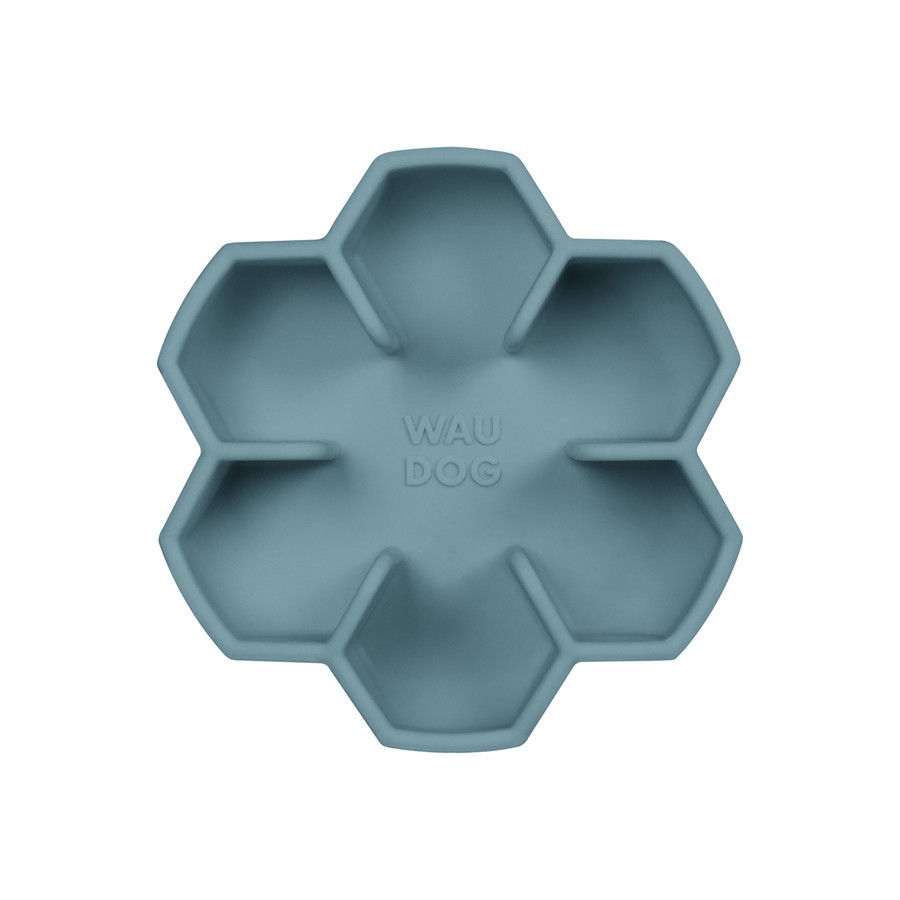 Миска для повільного харчування WAUDOG Silicone, 450 мл, сірий Київ - фото 3