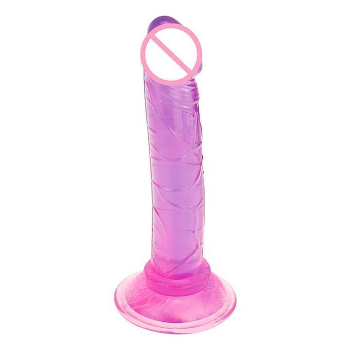 Гнучкий міні фалос на присосці - 13,7*2,3 см - Тілесний Вінниця - фото 12