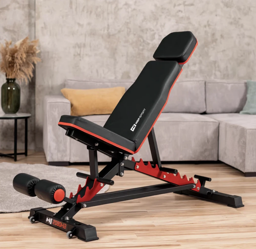 Скамейка универсальная с фиксаторами для ног Hop-Sport HS-2090HB тренировочная Киев - изображение 2