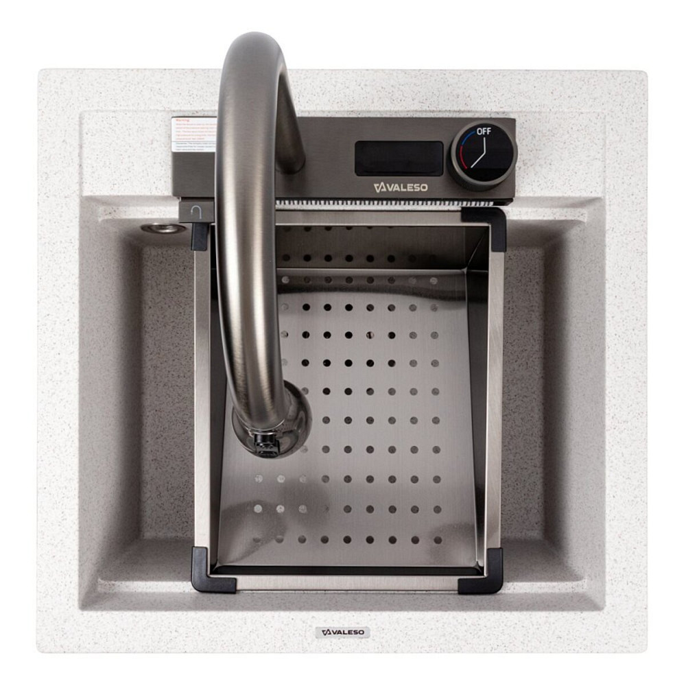 VALESO Українська: Кухонна гранітна мийка VALESO 5149 VIVA топаз Коломия - фото 9