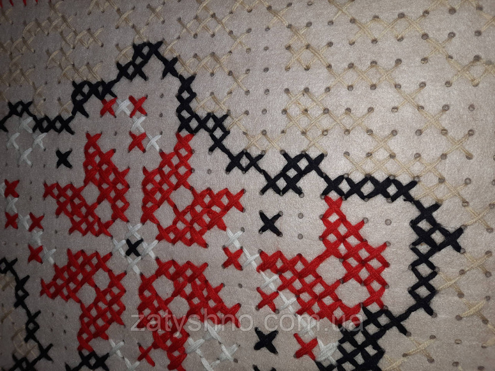 Вышитая картина на стену Карта Украины Киев - изображение 9