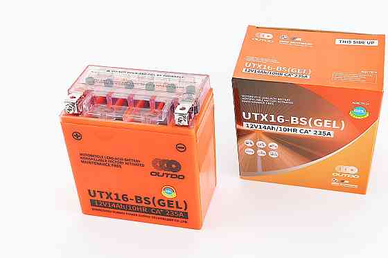 Акумулятор 12V14Ah UTX16-BS GEL (L150*W87*H161mm) Бершадь