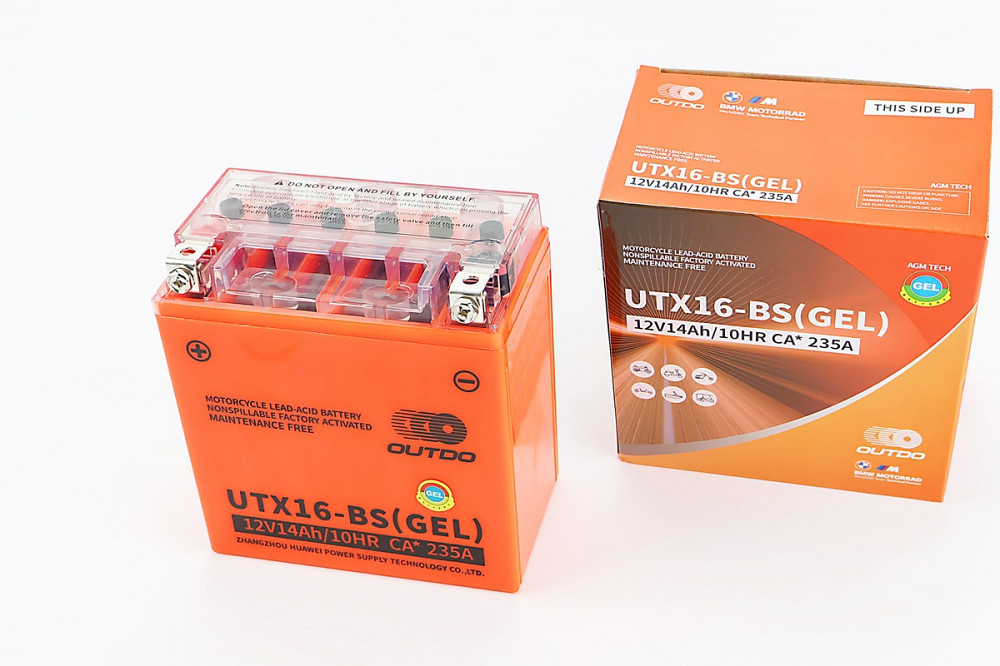 Акумулятор 12V14Ah UTX16-BS GEL (L150*W87*H161mm) Бершадь - фото 1