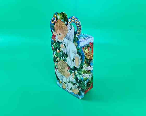 Новорічні коробки для цукерок No230 (700 г) nerw Ангелочки в Ялинки (25 шт.) Харків