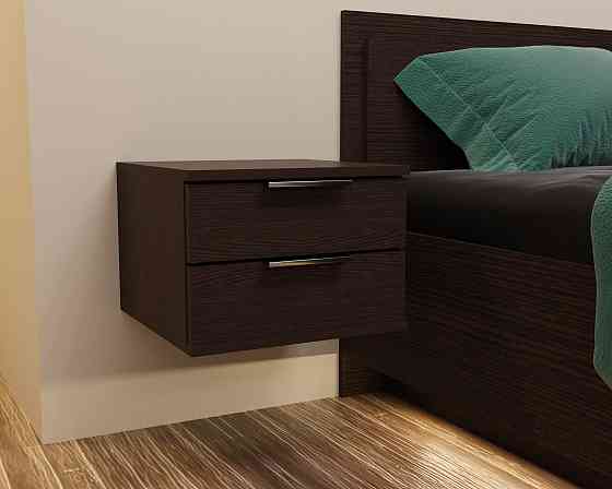 Тумба навесная прикроватная Кристалл, Венге Магия, 400/400/290 Львов