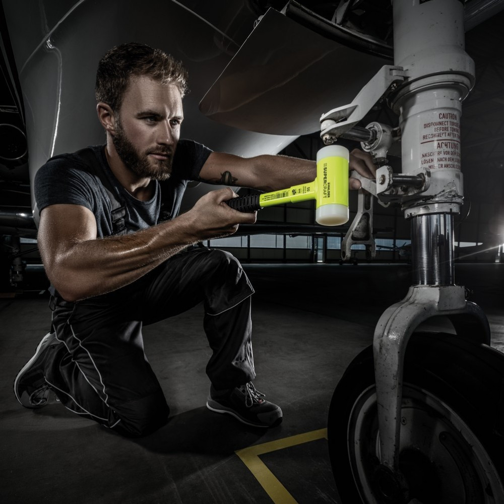 Молоток безынерционный HALDER Supercraft 3377 с прорезиненной ручкой, Ø=50 мм, m=1150 г, І=315 мм Одесса - изображение 3