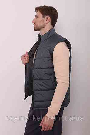 Жилет стьобаний Ray Basic чоловічий утеплений сірий (U0601М-Grey) XL Київ