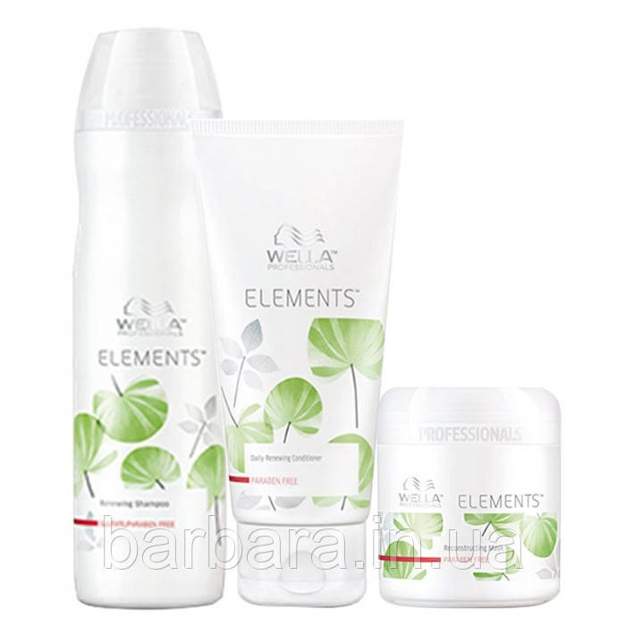 Набор Wella Elements (шампунь,кондиционер,маска) Киев - изображение 1