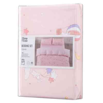 Постельное белье Ardesto Gloria сатин радость, розовый полуторный евро 160х220 (ART1622RP) Винница