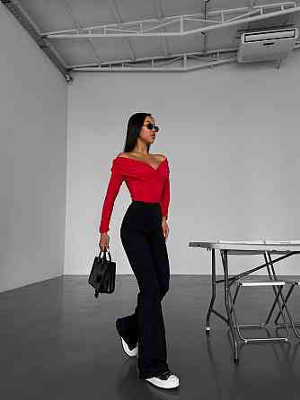 Женский романтичный боди с открытыми плечами трикотаж масло Одесса