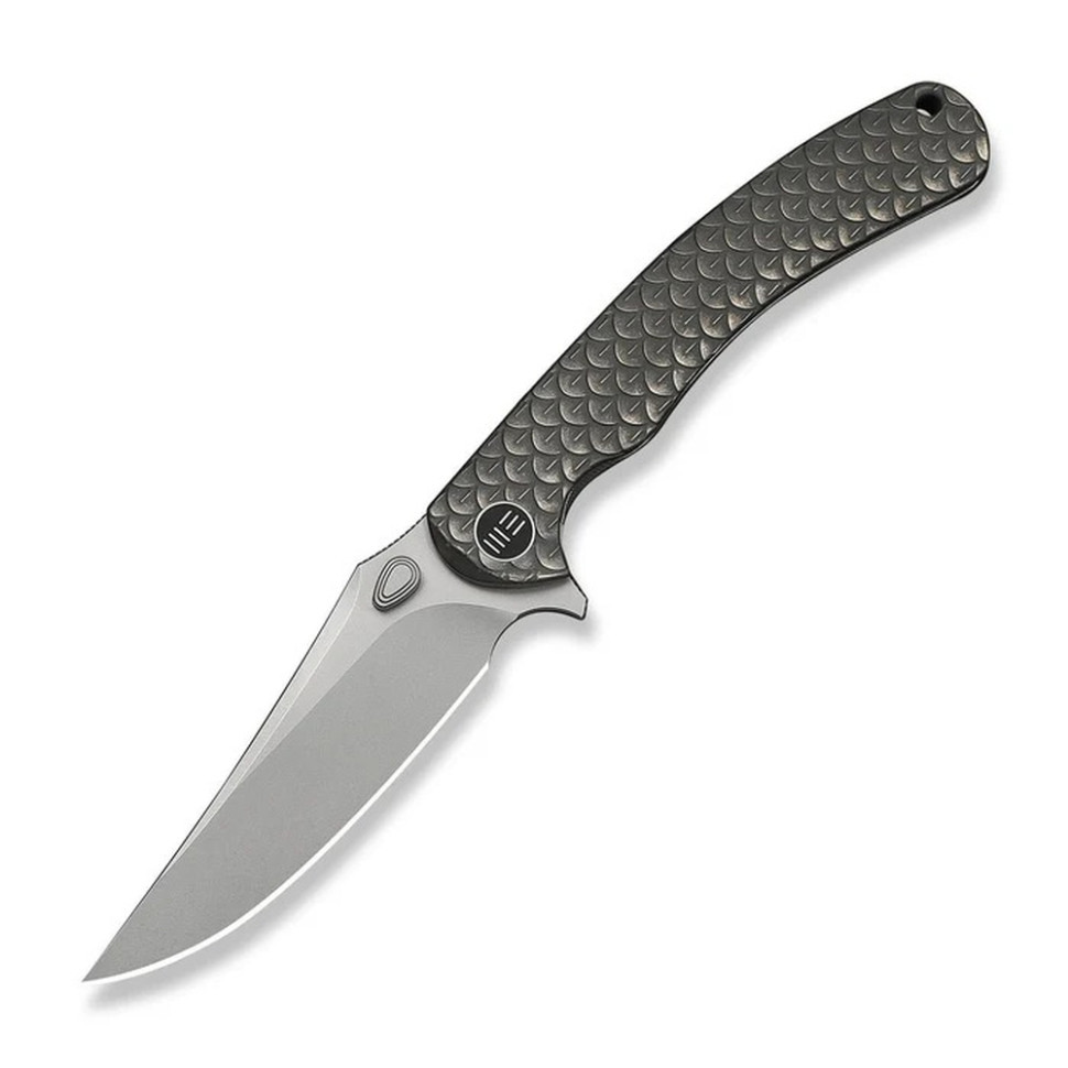 Ніж складаний туристичний Weknife Dracarys, (9.1 см) Böhler M390 / титан 6AL4V сірий Київ - фото 1