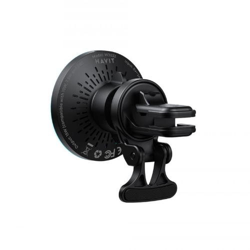 Тримач автомобільний для мобільного Havit W3032 15W магнітний з БЗП чорний Житомир - фото 4