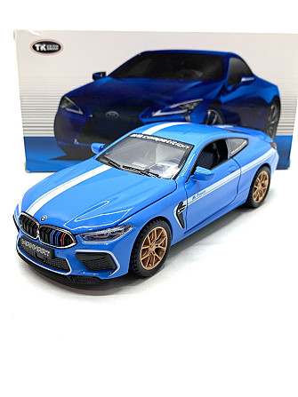 Машинка металева Авто Експерт BMW M8 1:32 відчиняються двері та багажник Синя (LF-04412) Чернігів - фото 9
