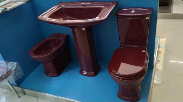 Унитаз с бачком Rak Ceramics Washington (без сиденья) Бордовый Винница - изображение 5