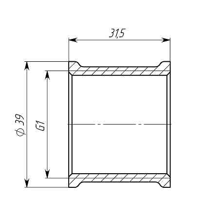 Муфта 1″ВВ латунна LM551S OPTIMUM Київ