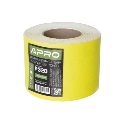 Папір шліфувальний 115мм*50м Р320 APRO Житомир - фото 4