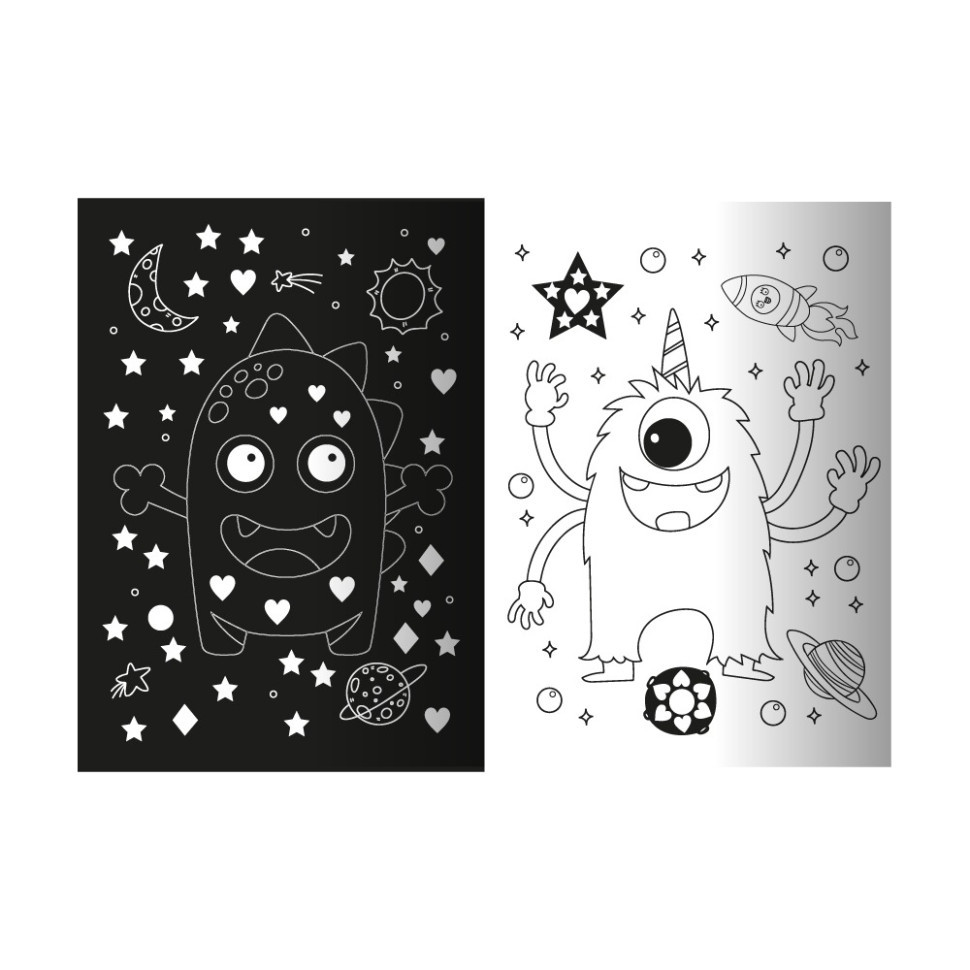 Дитяча книжечка з неоновими стікерами "Королівство монстрів" РМ-69-03 Вінниця - фото 3