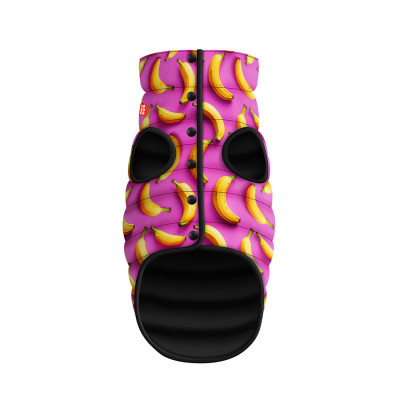 Курточка для животных WAUDOG Clothes Бананы на розовом XS 22 (401-4055) Винница - изображение 1