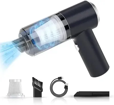 Бездротовий автопилосос Vacuum Cleaner AS-228, 3-в-1: пилосос, повітродувка, компресор, зарядка USB, Київ - фото 5