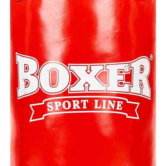 Мешок боксерский Цилиндр ПВХ BOXER (h-120см, d-33см, вес-31кг) Вишнёвое