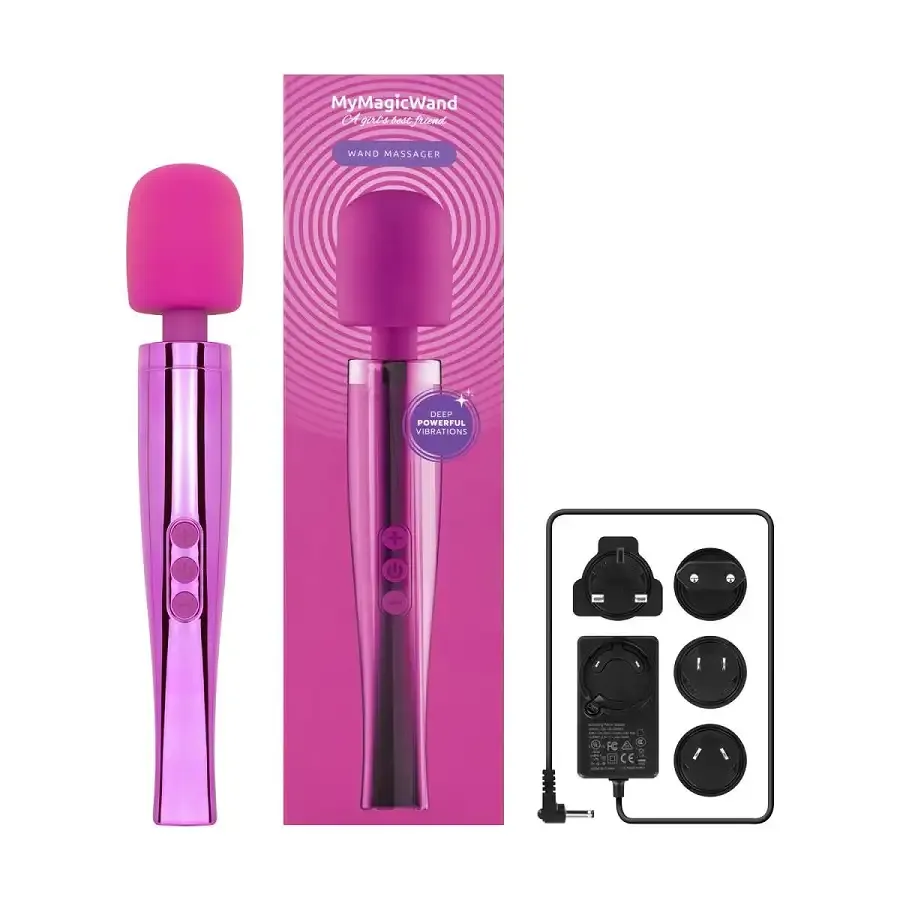 Вибромассажер MyMagicWand - Wand Massger Electric Pink Львов - изображение 7