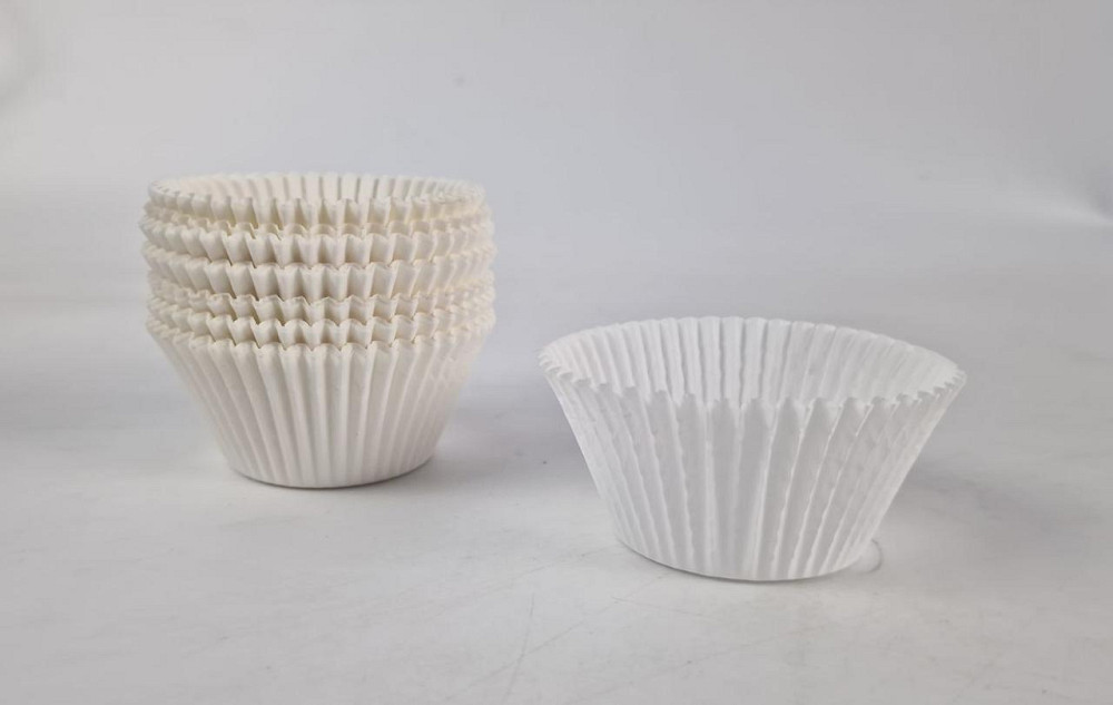 Тартолітка для кексів 140А кругла біла D55 H42,5 (100 шт.) (1 уп.) Харків - фото 3