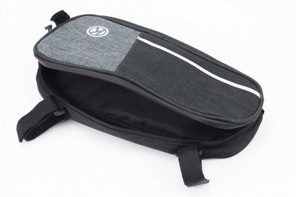 Сумка під раму, кріпл. на липучці, чорно-сіра Київ - фото 3