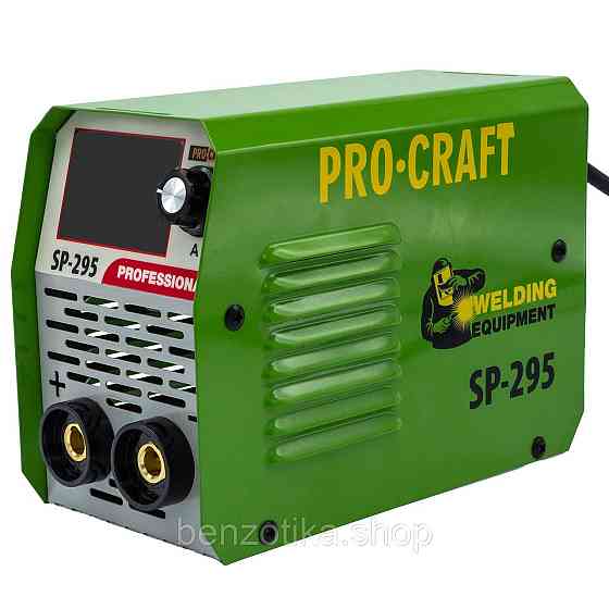 Зварювальний апарат Procraft SP295 (КЕЙС) + Маска SHP90-30 NEW + Електроди Procraft AHO36 1кг 3мм Київ