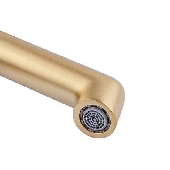 Смеситель для умывальника Koer KB-10029-12 матовое золото KR5501 Харьков