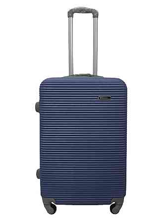 Валіза пластикова MILANO BAG 004 середня Темно-синя Київ