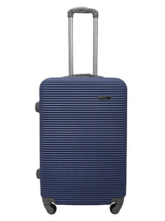 Валіза пластикова MILANO BAG 004 середня Темно-синя Київ - фото 1